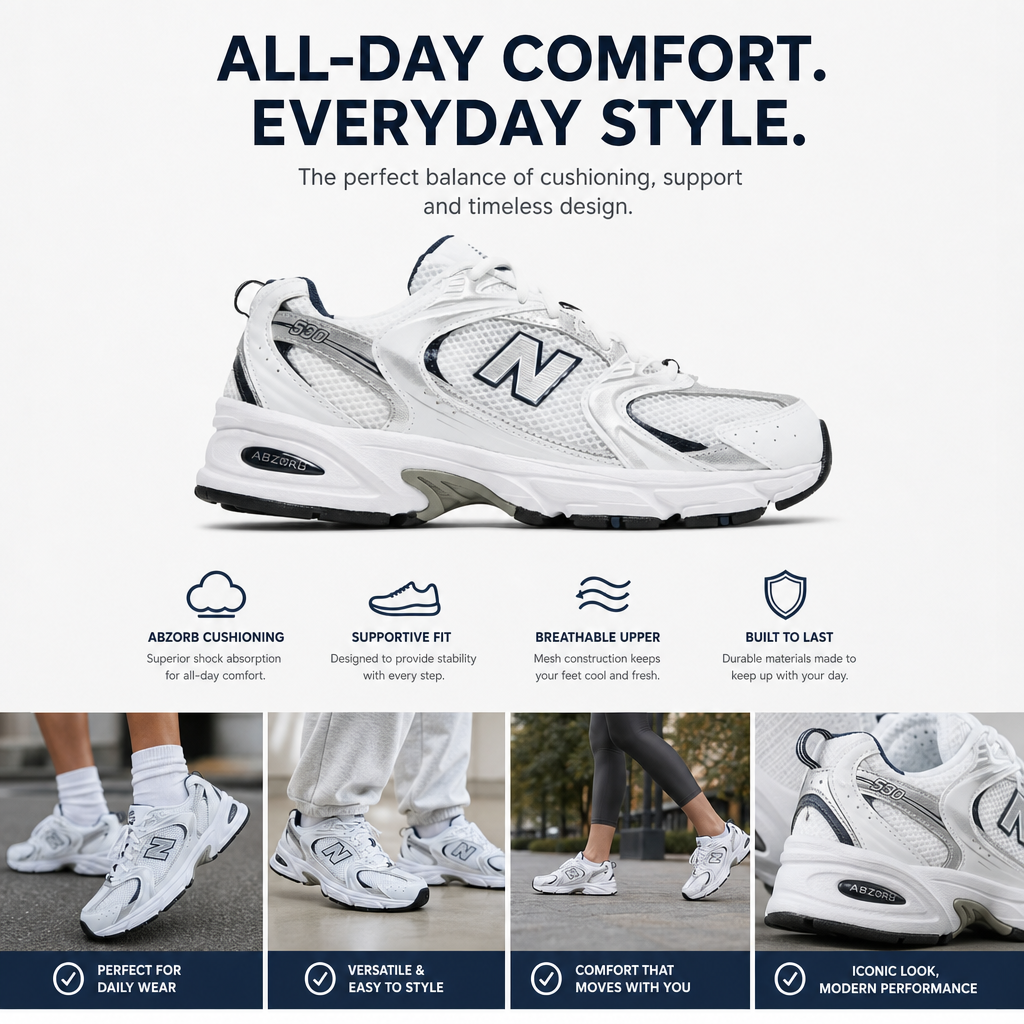 530 "White Natural Indigo"