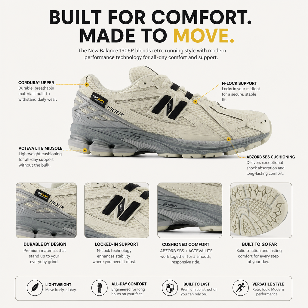 1906R "Cordura Pack Cream"