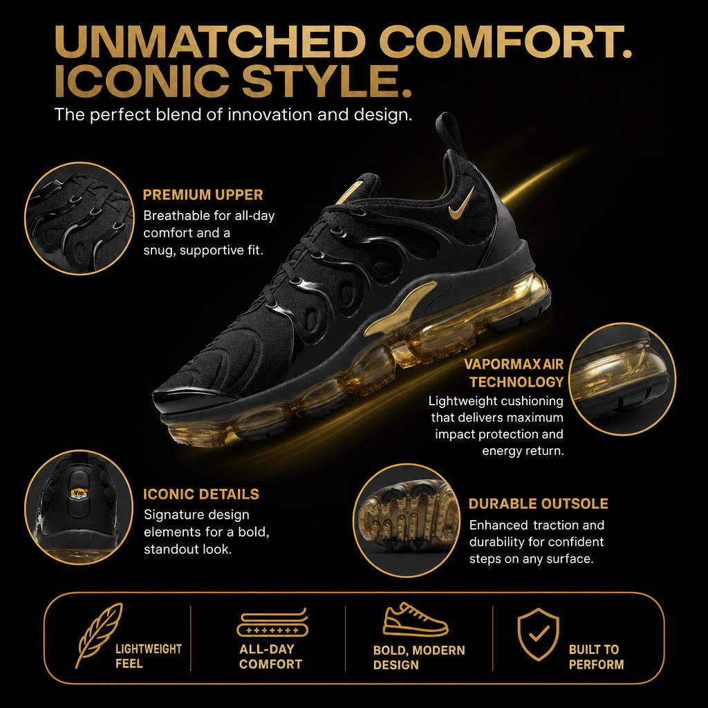 Air VaporMax Plus "Metallic Gold"