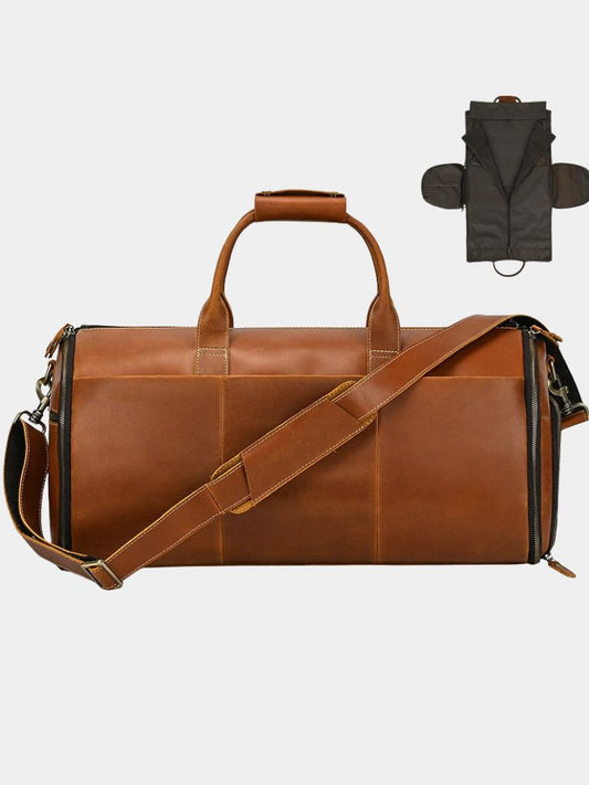 Continental Weekender Leather Travel Bag - Verocci Essentials