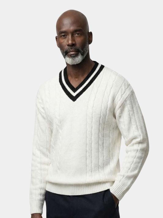 Minimalist V-Neck Sweater - Verocci Essentials