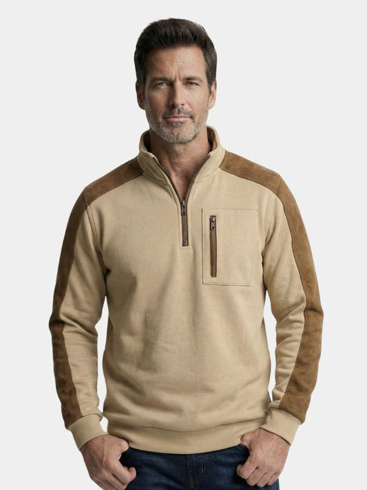 Urban Explorer High Collar Quarter Zip Pullover - Verocci Essentials