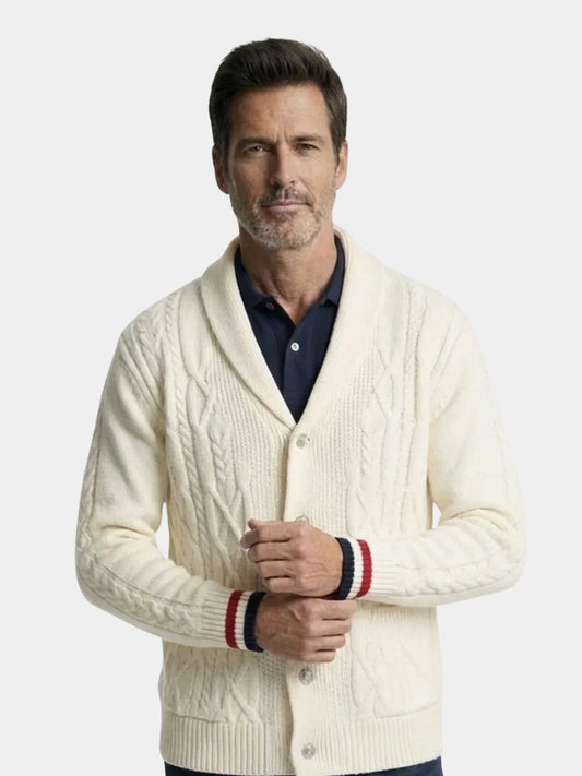 Academy Shawl-Neck Knit - Verocci Essentials
