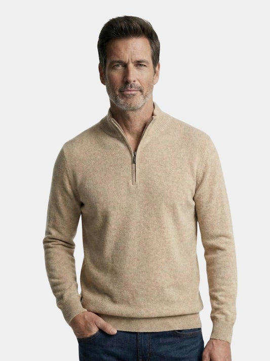 Merino Half Zip Sweater - Verocci Essentials