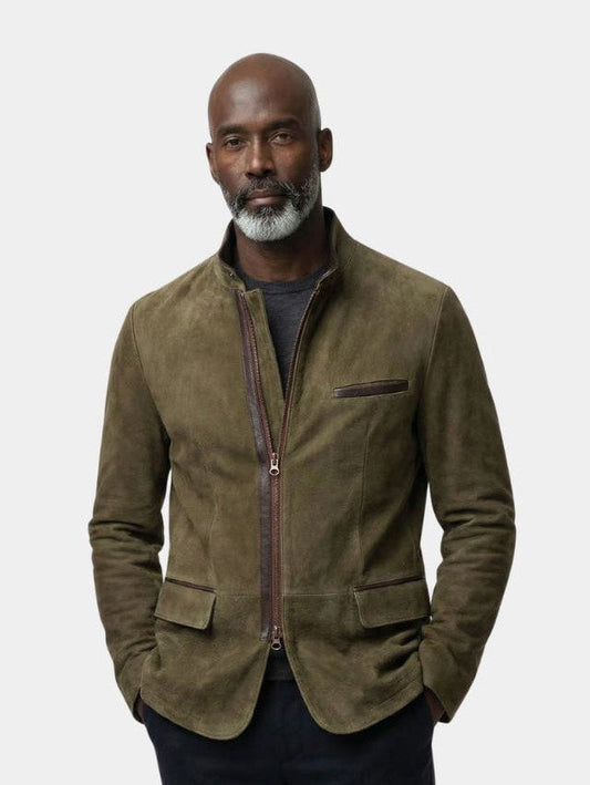 Bearstone Suede Field Jacket - Verocci Essentials