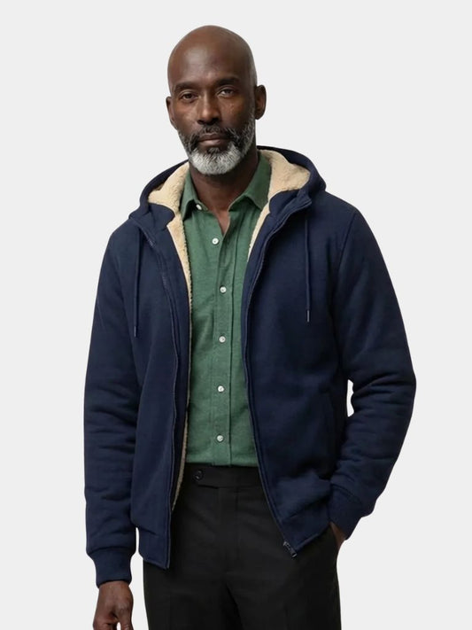 Winter Core Sherpa Hoodie Jacket - Verocci Essentials