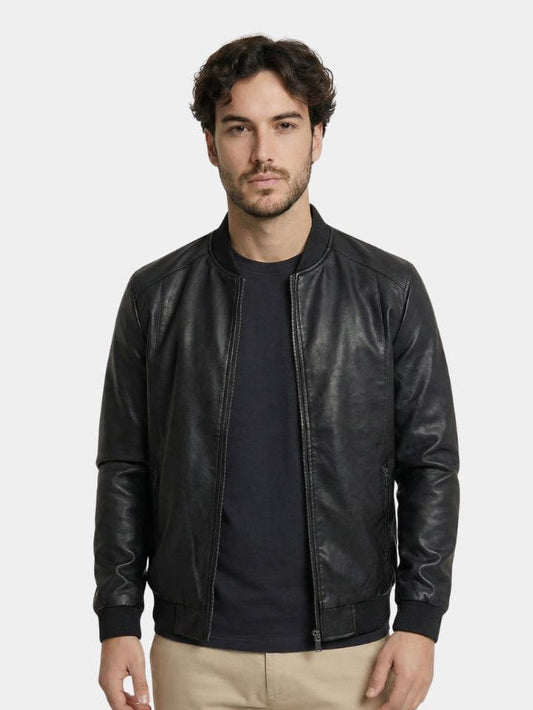 Essential Leather Jacket - Verocci Essentials