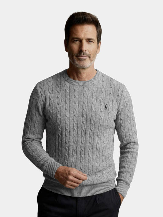 Cotton  Crew Neck Pullover Sweater - Verocci Essentials