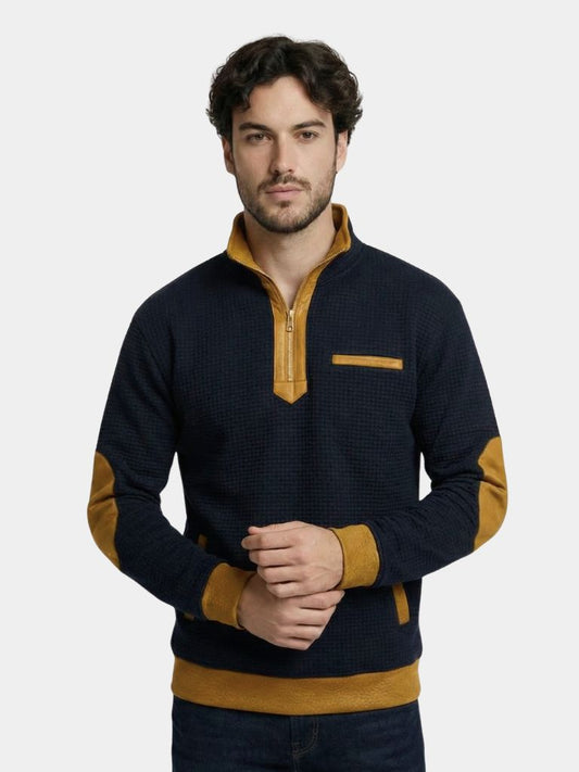 Explorer High Collar Quarter Zip Pullover - Verocci Essentials