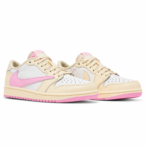 Travis Scott x Air Jordan 1 Retro Low OG "Muslin and Shy Pink"