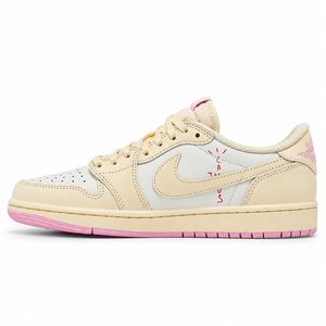 Travis Scott x Air Jordan 1 Retro Low OG "Muslin and Shy Pink"