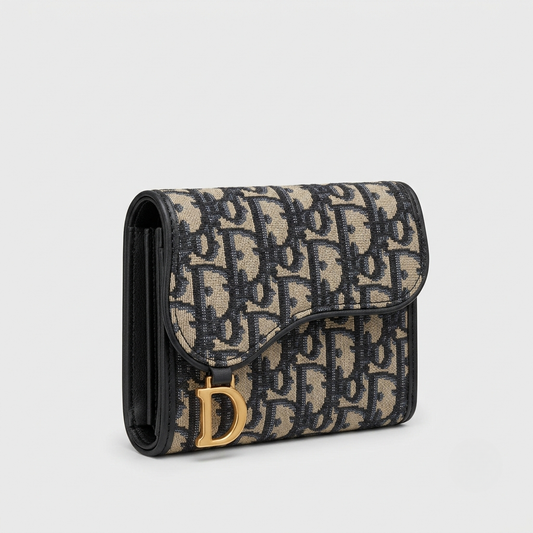 Saddle Lotus Wallet