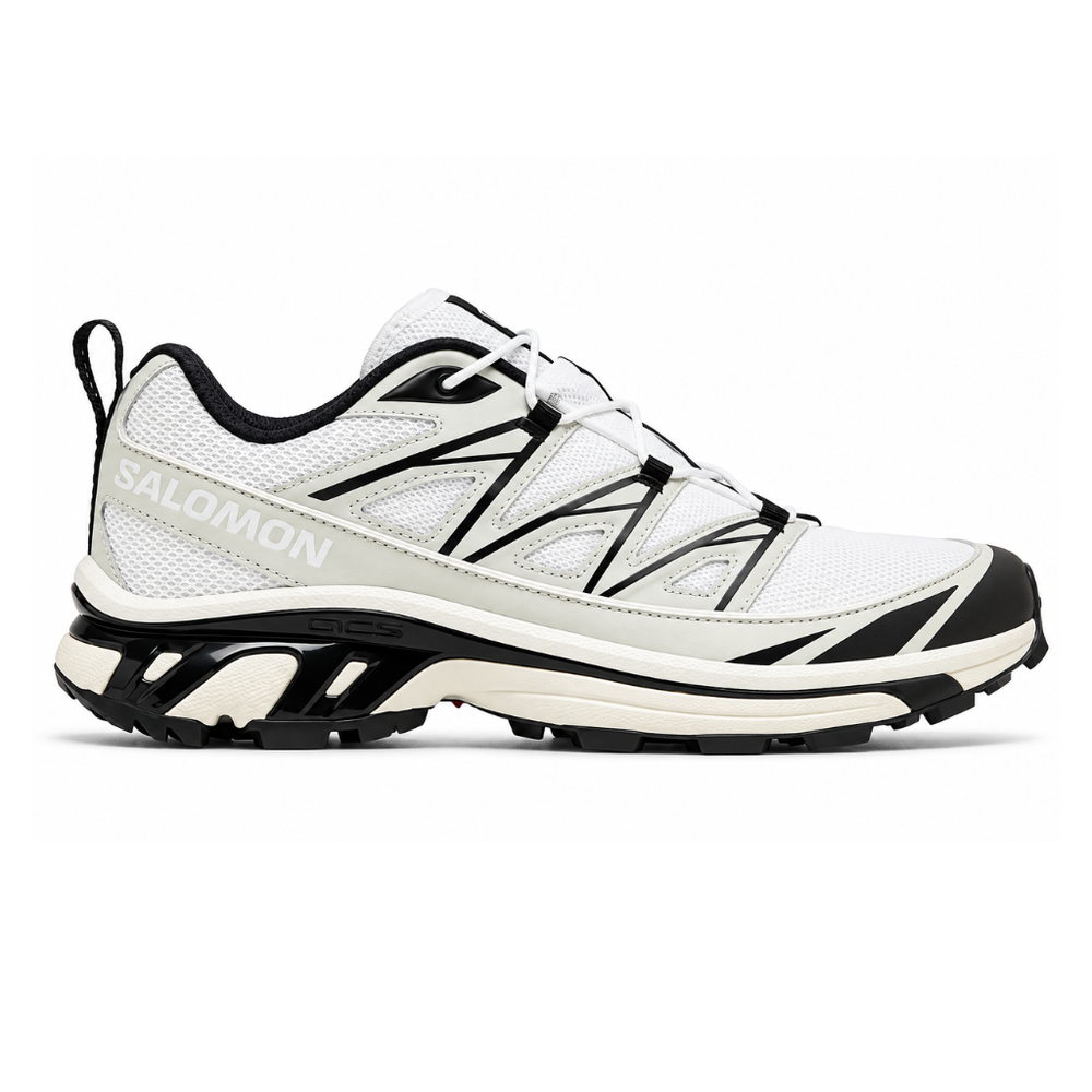 Salomon XT-6 White Metal Black – Trail Sneakers