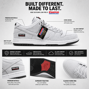 SB x Costco Kirkland Signature Dunk Low