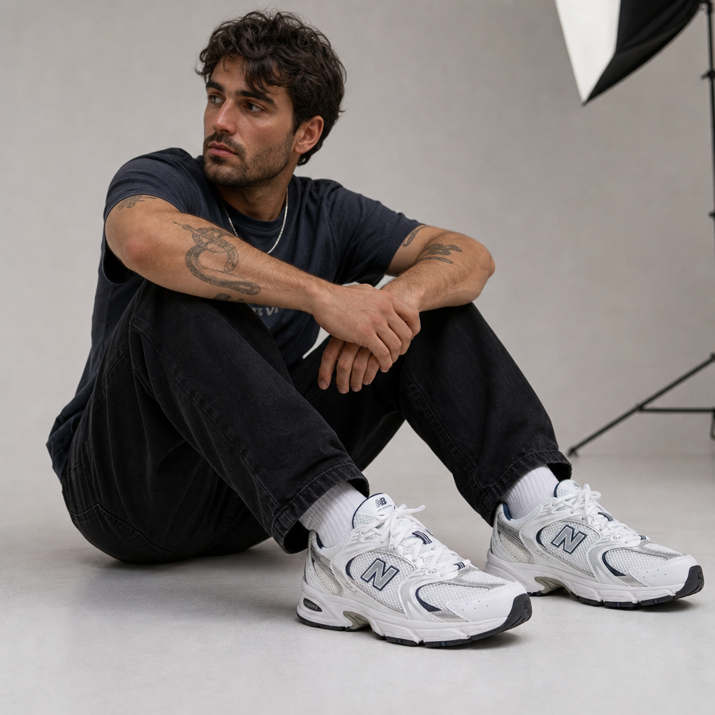 530 "White Natural Indigo"