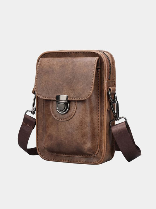 Vintage Mini Leather Crossbody Shoulder Bag - Verocci Essentials