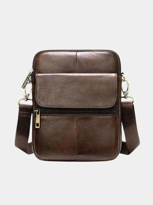 Essential Leather Shoulder Bag - Verocci Essentials