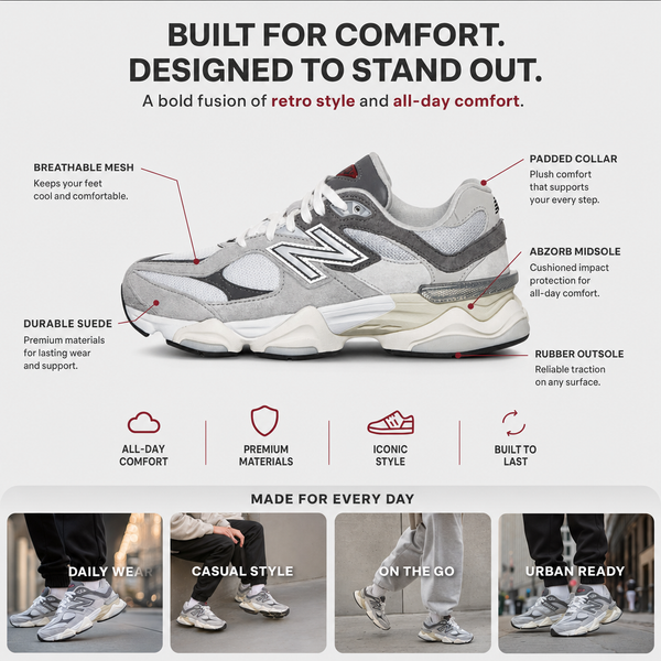New Balance 9060 Raincloud Castlerock