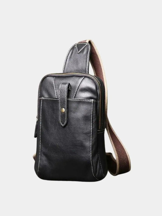 Minimalist Leather Shoulder Bag - Verocci Essentials