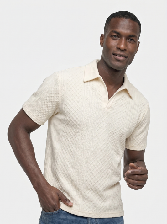 Diamond Lattice Resort Polo - Verocci Essentials